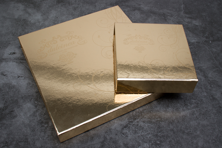 Custom printed magnetic boxes - Dulcinea candy boxes